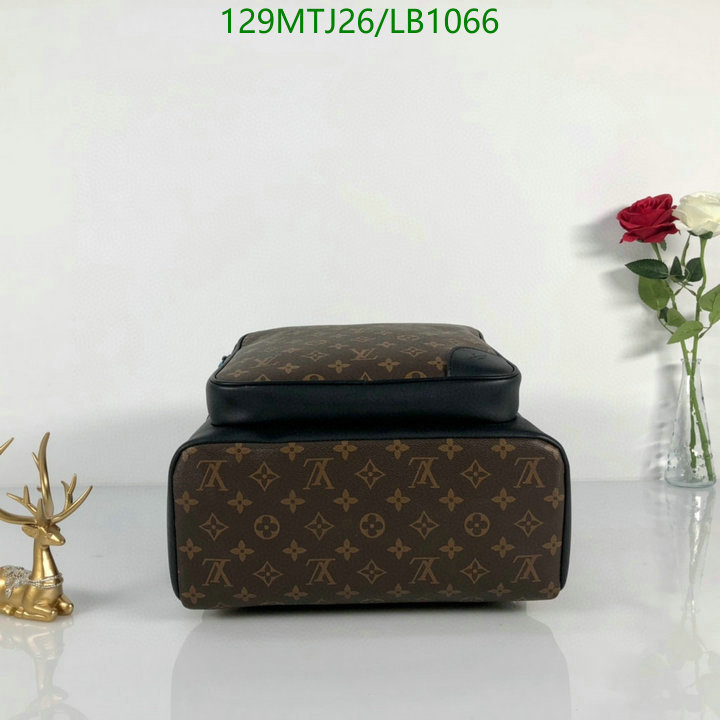 LV Bags-(4A)-Backpack-,Code: LB1066,$: 129USD