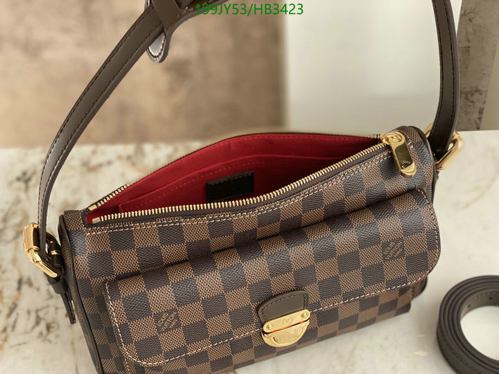 LV Bags-(Mirror)-Handbag-,Code: HB3423,$: 199USD