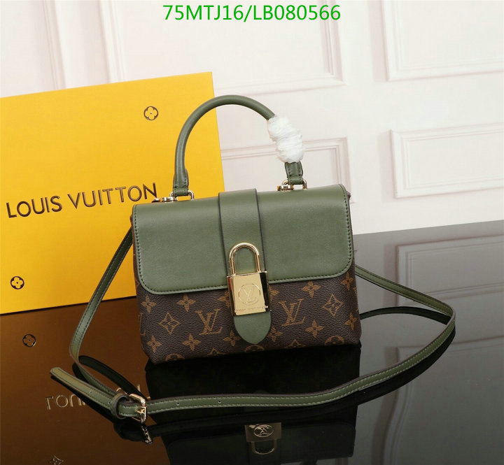 LV Bags-(4A)-Handbag Collection-,Code: LB080566,$: 75USD