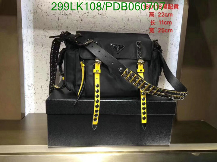 Prada Bag-(Mirror)-Diagonal-,Code: PDB060707,$: 299USD