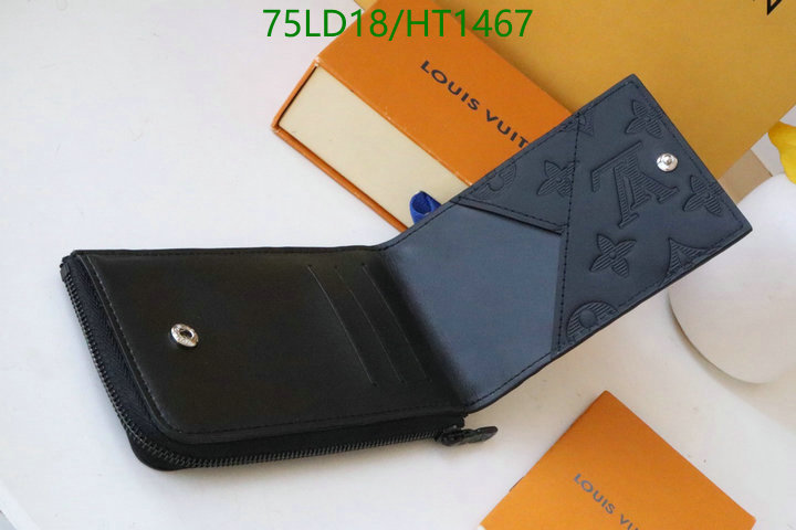 LV Bags-(Mirror)-Wallet-,Code: HT1467,$: 75USD