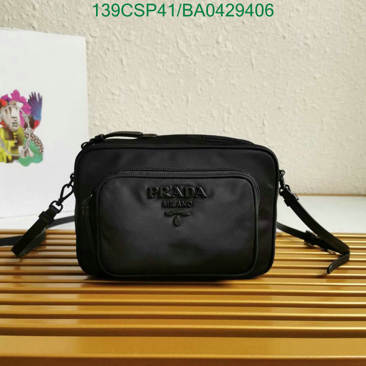 Prada Bag-(Mirror)-Diagonal-,Code:BA0429406,$: 139USD