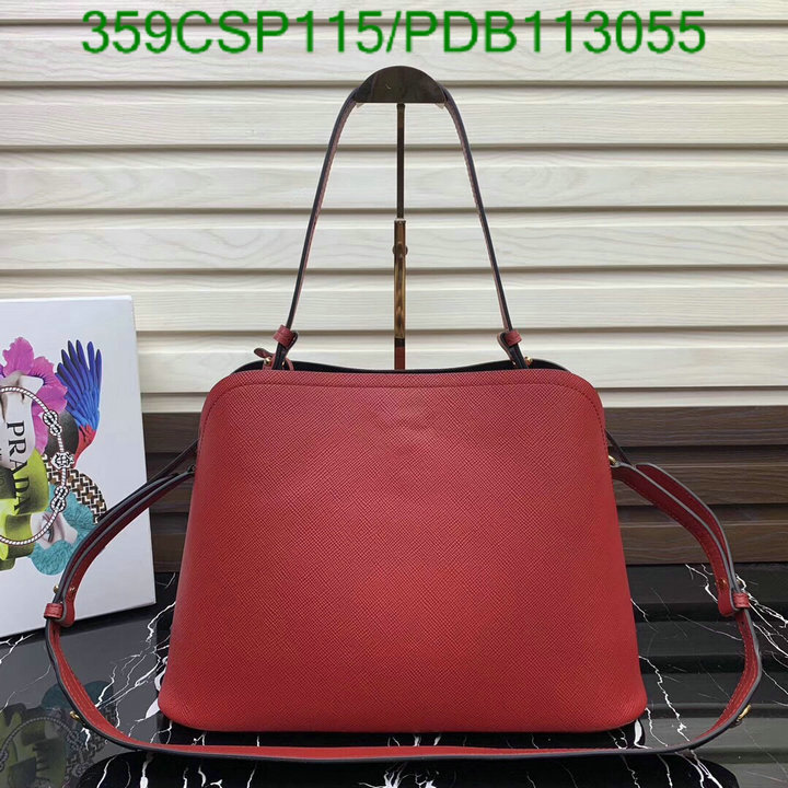 Prada Bag-(Mirror)-Handbag-,Code: PDB113055,$: 359USD