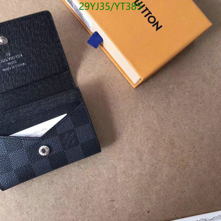 LV Bags-(4A)-Wallet-,Code: YT385,$: 29USD