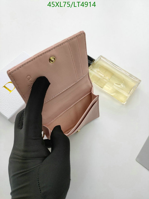 Dior Bags-(4A)-Wallet,Code: LT4914,$: 45USD