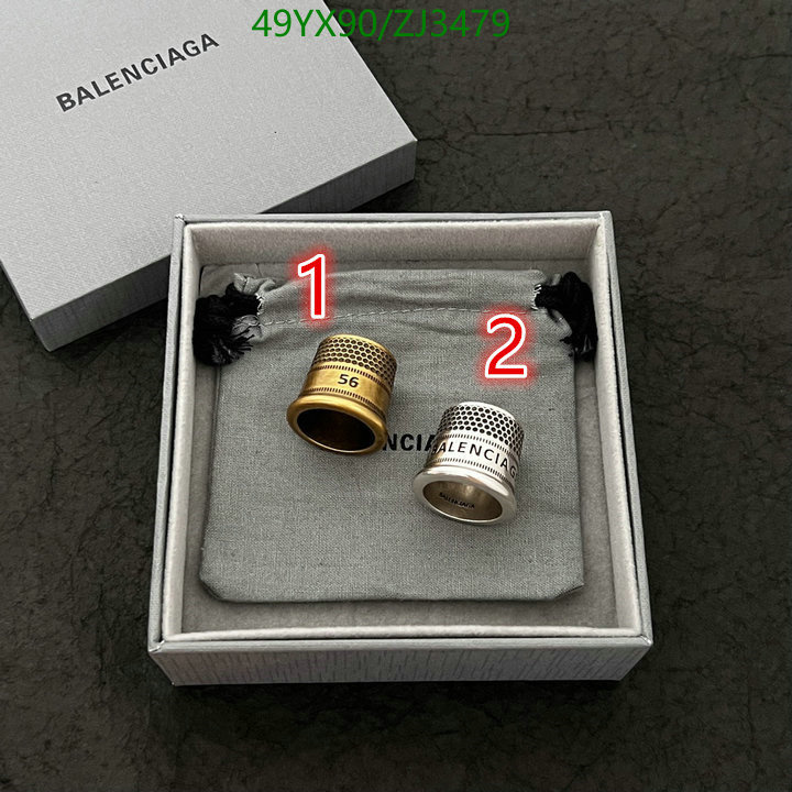 Jewelry-Balenciaga, Code: ZJ3479,$: 49USD