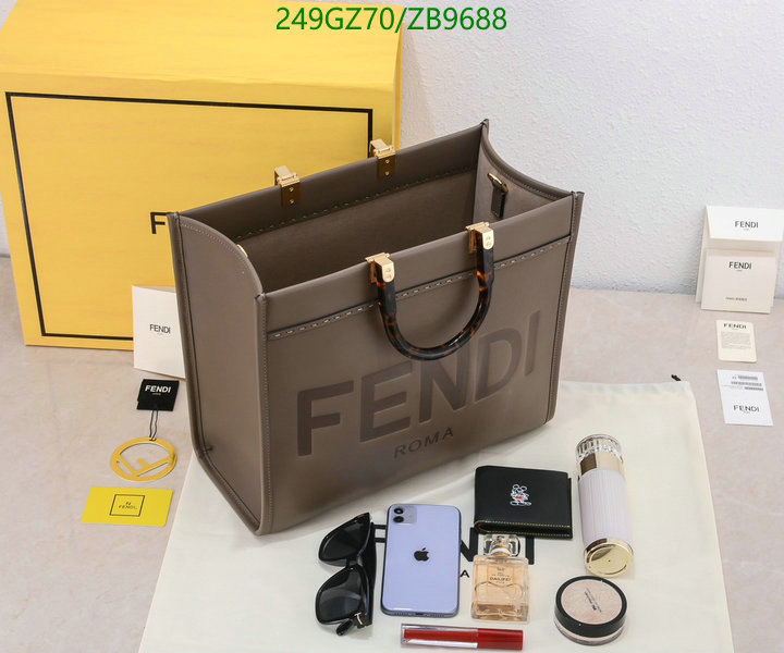 Fendi Bag-(Mirror)-Sunshine,Code: ZB9688,$: 249USD