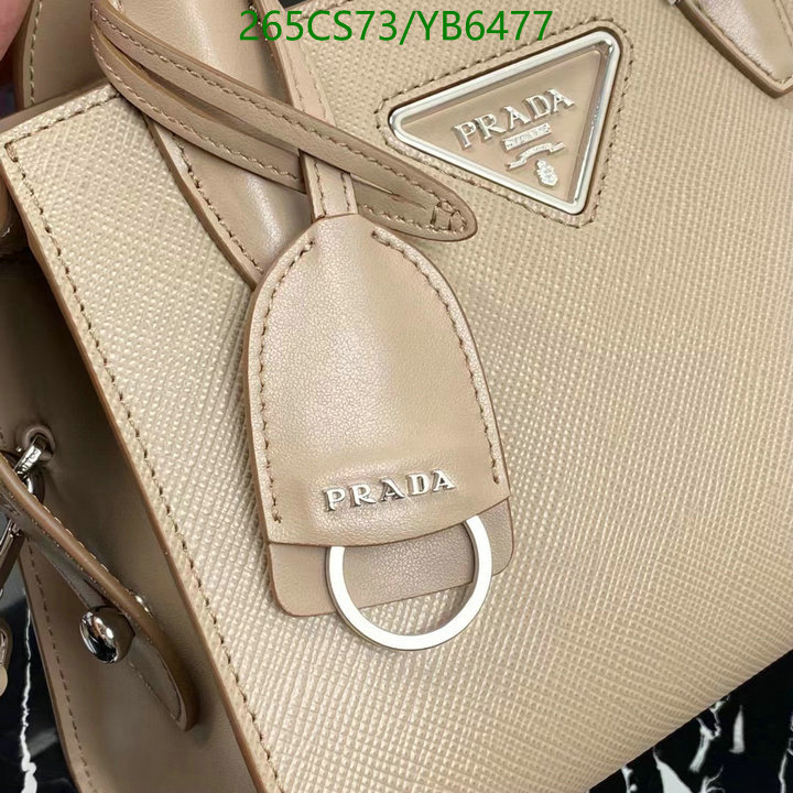 Prada Bag-(Mirror)-Handbag-,Code: YB6477,$: 265USD