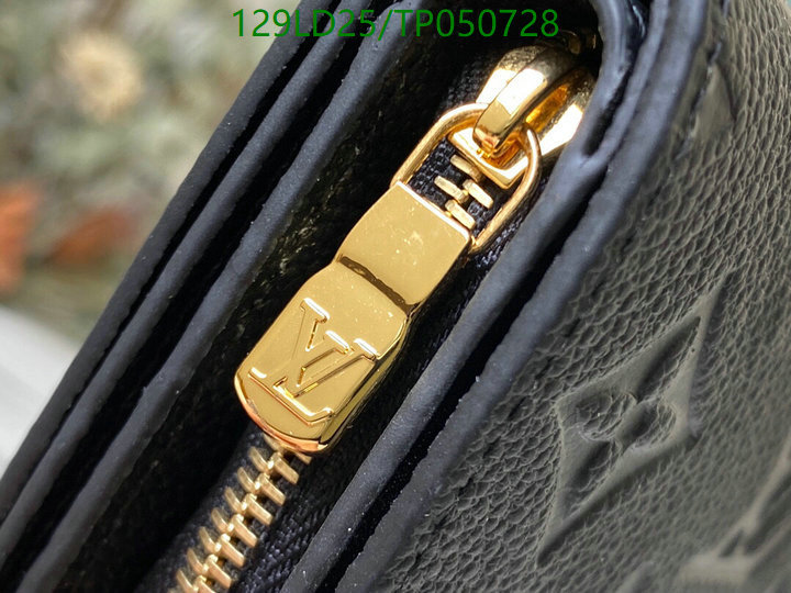 LV Bags-(Mirror)-Wallet-,Code: TP050728,$: 129USD