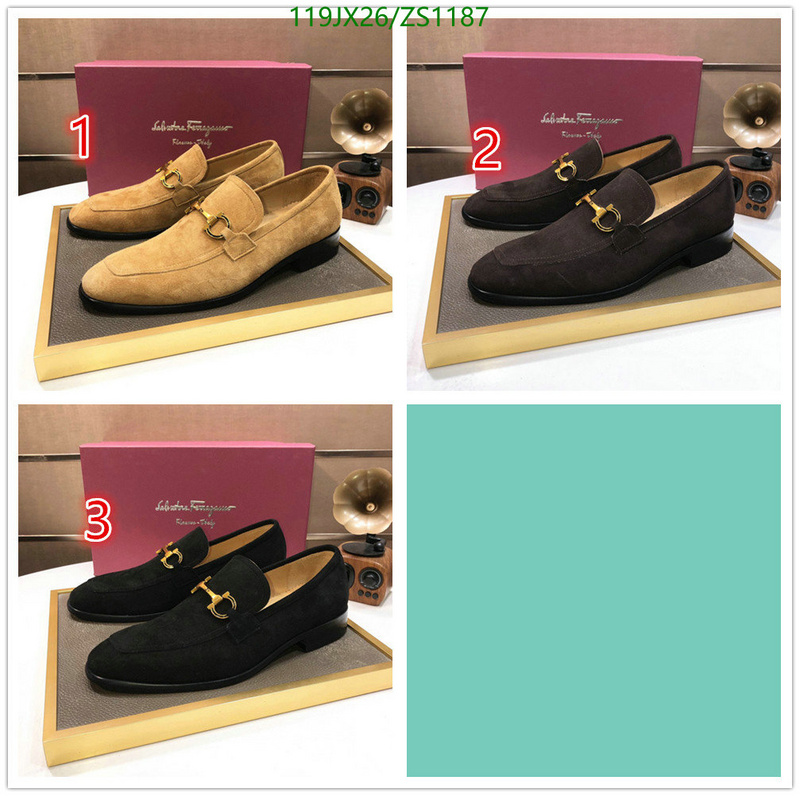 Men shoes-Ferragamo, Code: ZS1187,$: 119USD
