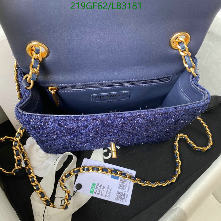Chanel Bags -(Mirror)-Diagonal-,Code: LB3181,$: 219USD