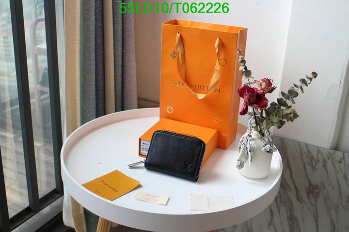 LV Bags-(Mirror)-Wallet-,Code: T062226,$: 55USD