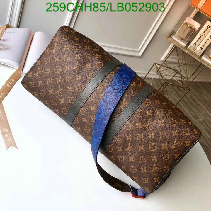 LV Bags-(Mirror)-Keepall BandouliRe 45-50-,Code: LB052903,