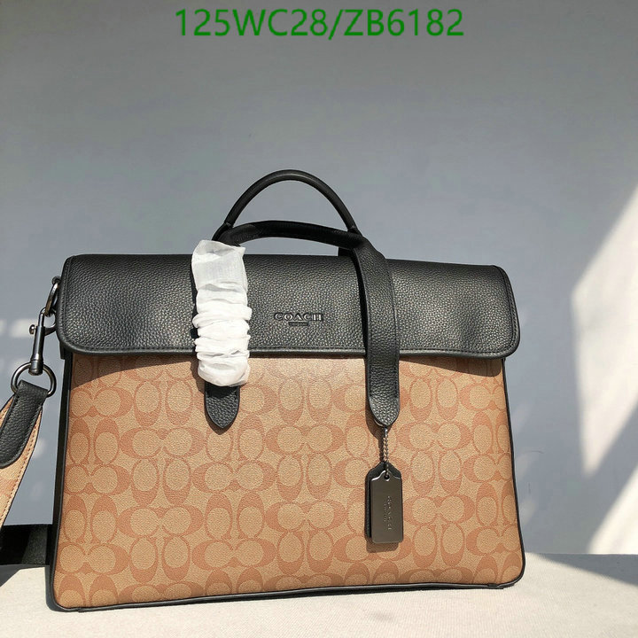 Coach Bag-(4A)-Handbag-,Code: ZB6182,$: 125USD