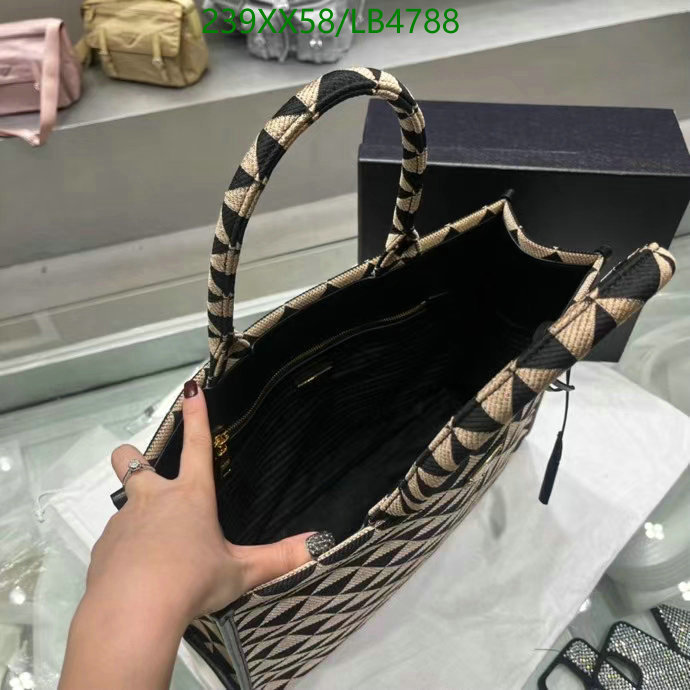 Prada Bag-(Mirror)-Handbag-,Code: LB4788,$: 239USD