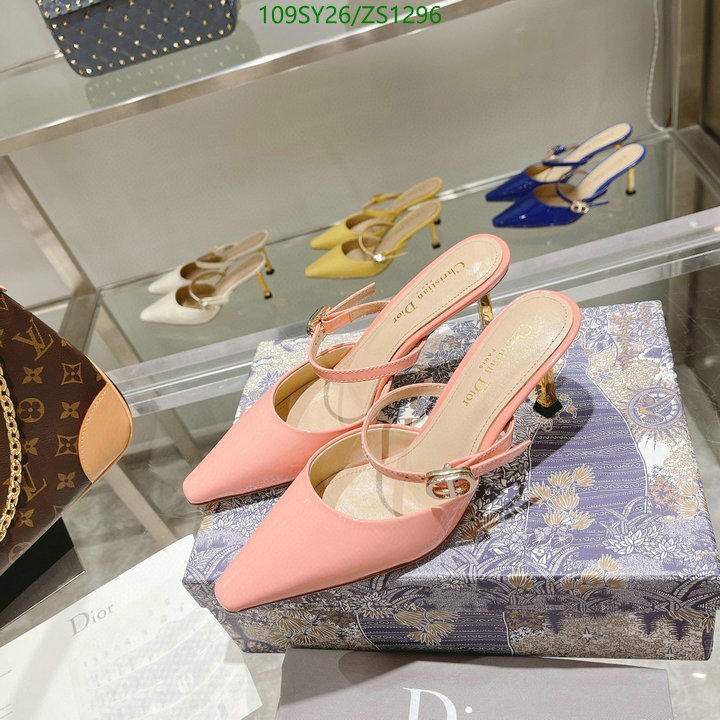 Women Shoes-Dior,Code: ZS1296,$: 109USD