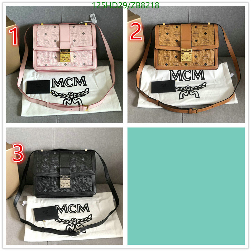 MCM Bag-(Mirror)-Diagonal-,Code: ZB8218,$: 125USD