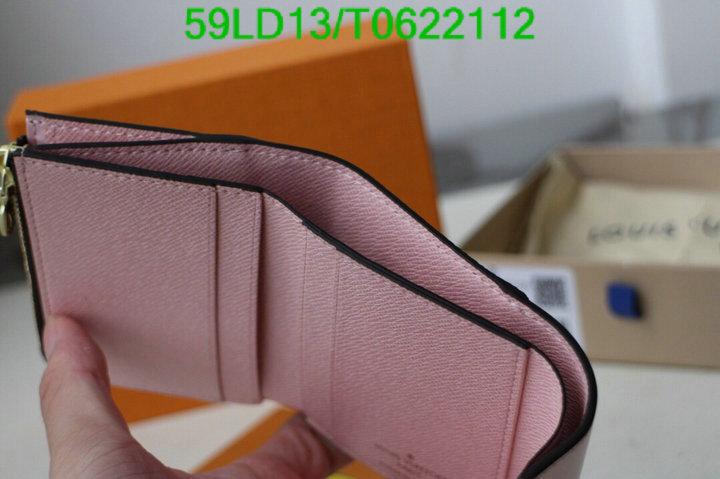 LV Bags-(Mirror)-Wallet-,Code: T0622112,$: 59USD