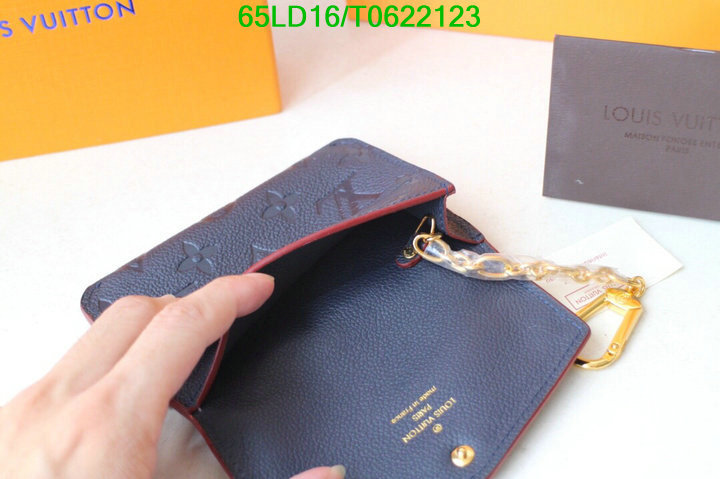 LV Bags-(Mirror)-Wallet-,Code: T0622123,$: 65USD