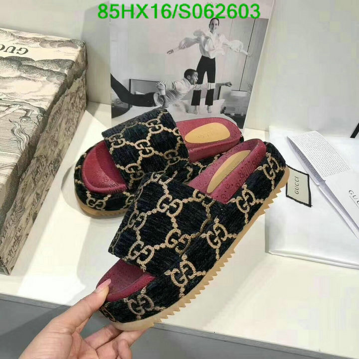 Women Shoes-Gucci, Code: S062603,$: 85USD