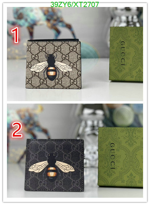 Gucci Bag-(4A)-Wallet-,Code: XT2707,$: 39USD