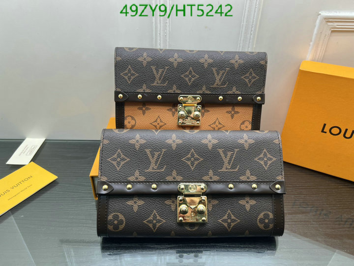 LV Bags-(4A)-Wallet-,Code: HT5242,$: 49USD