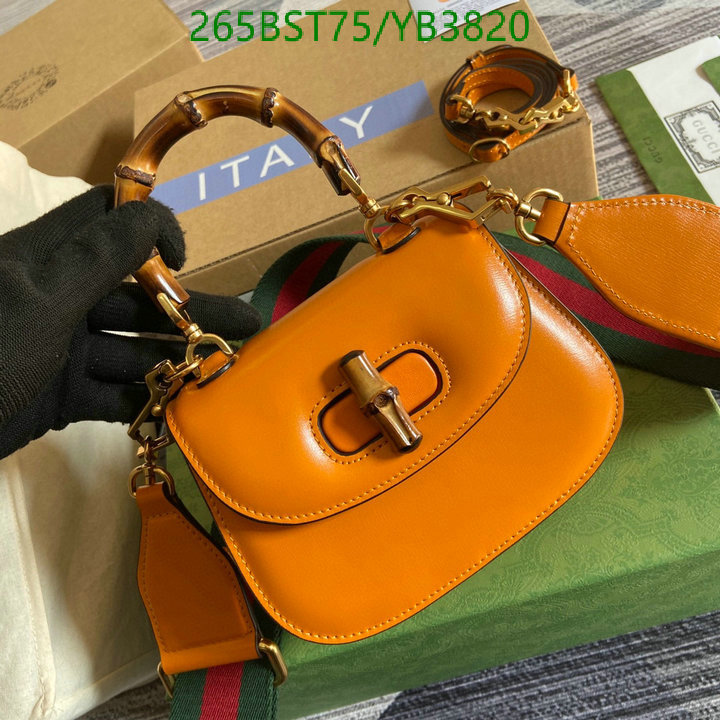 Gucci Bag-(Mirror)-Diana-Bamboo-,Code: YB3820,$: 265USD