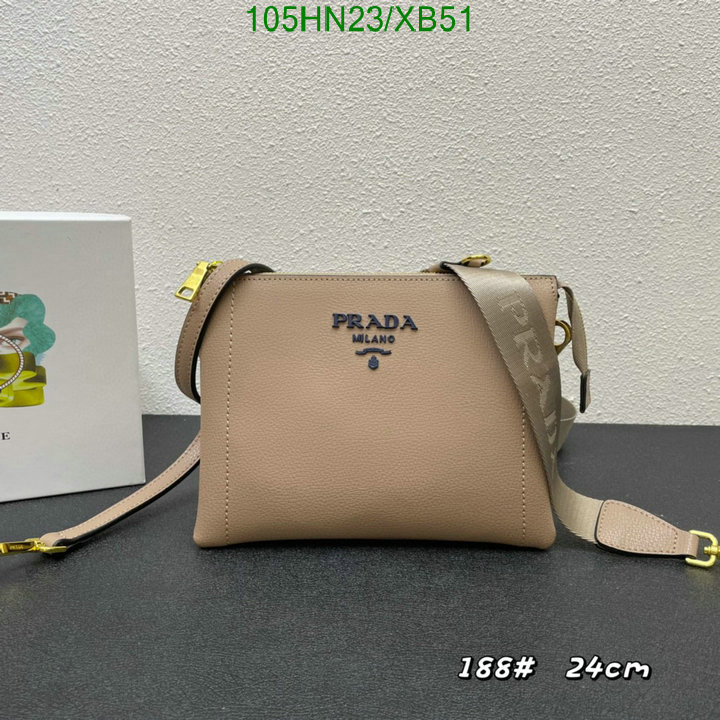 Prada Bag-(4A)-Diagonal-,Code: XB51,$: 105USD