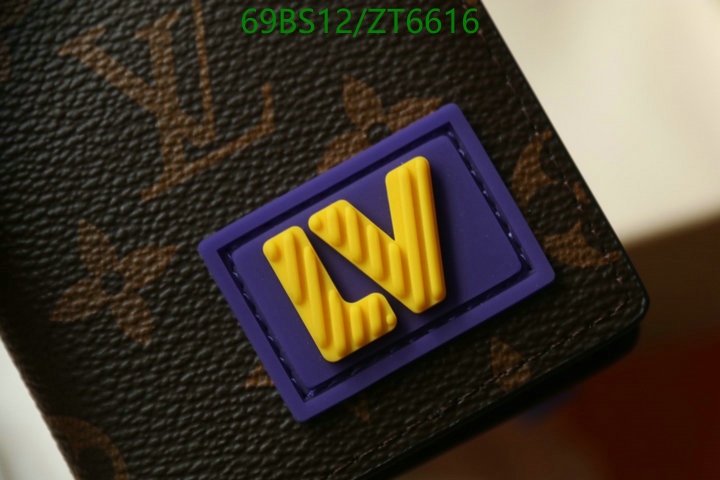 LV Bags-(Mirror)-Wallet-,Code: ZT6616,$: 69USD