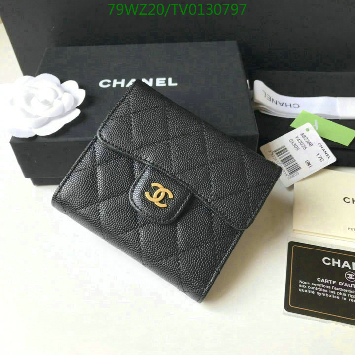 Chanel Bags ( 4A )-Wallet-,Code: TV0130797,$: 79USD