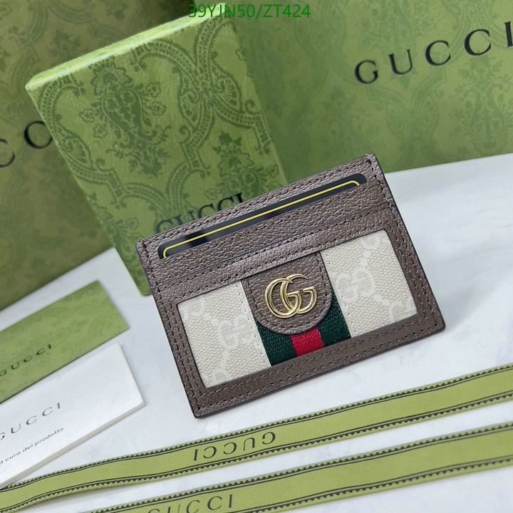 Gucci Bag-(4A)-Wallet-,Code: ZT424,$: 39USD