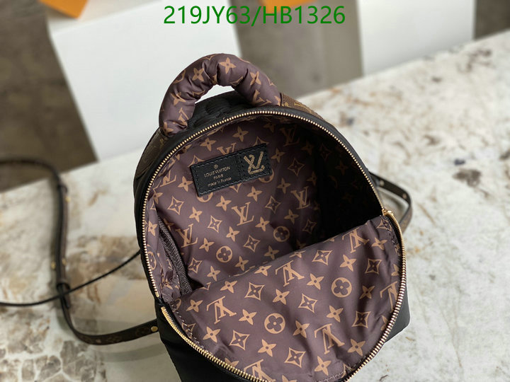 LV Bags-(Mirror)-Backpack-,Code: HB1326,$: 219USD