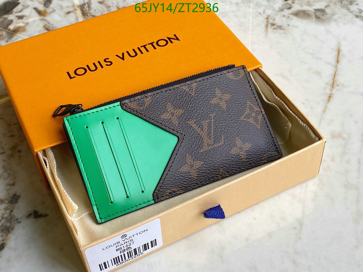 LV Bags-(Mirror)-Wallet-,Code: ZT2936,$: 65USD