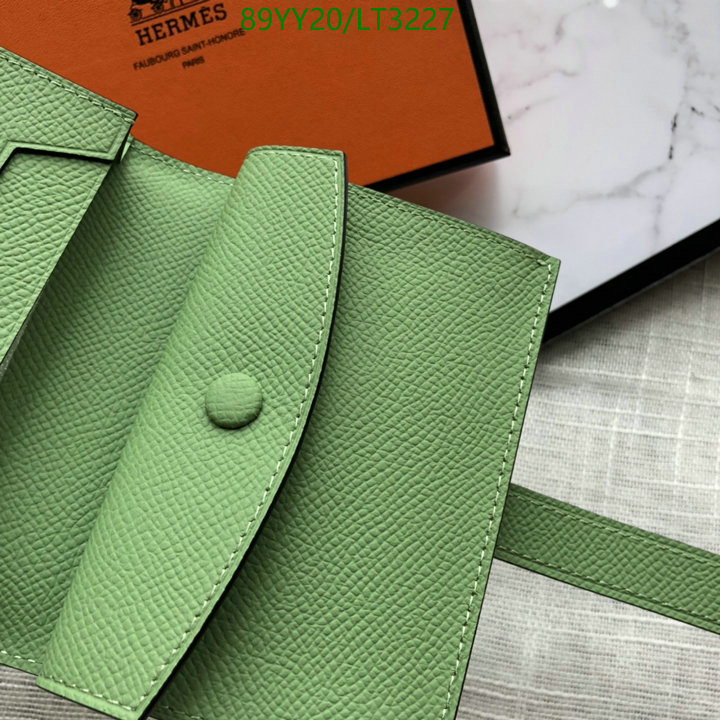 Hermes Bag-(Mirror)-Wallet-,Code: LT3227,$: 89USD