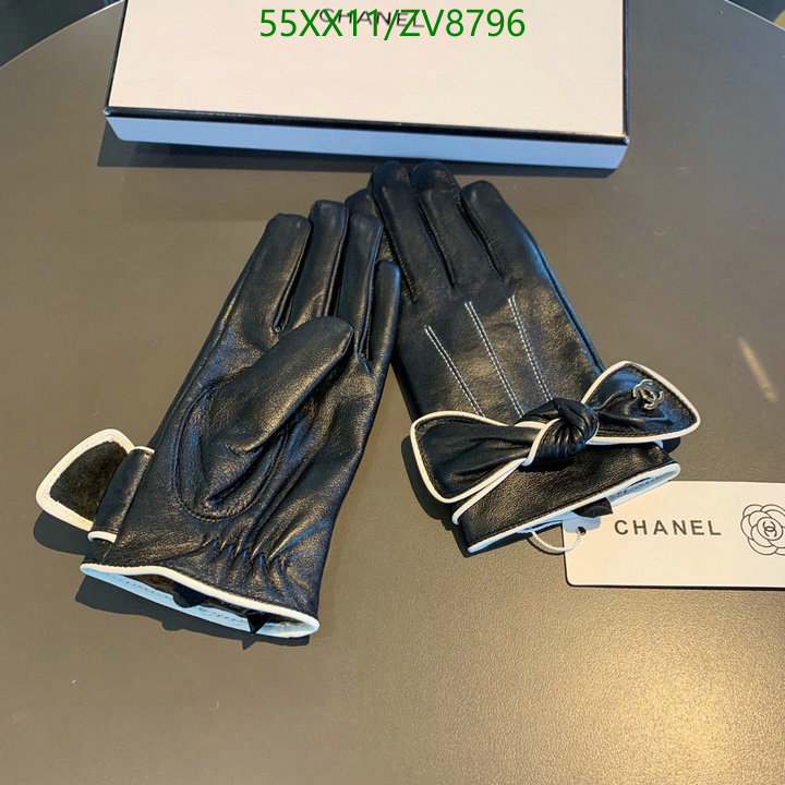 Gloves-Chanel, Code: ZV8796,$: 55USD