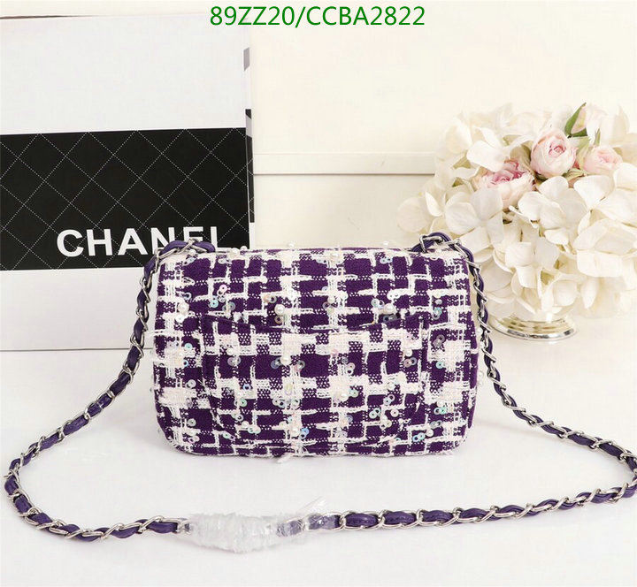 Chanel Bags ( 4A )-Diagonal-,Code: CCBA2822,$: 89USD