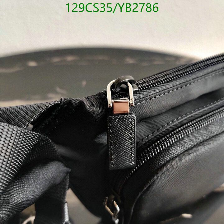 Prada Bag-(Mirror)-Diagonal-,Code: YB2786,$: 129USD