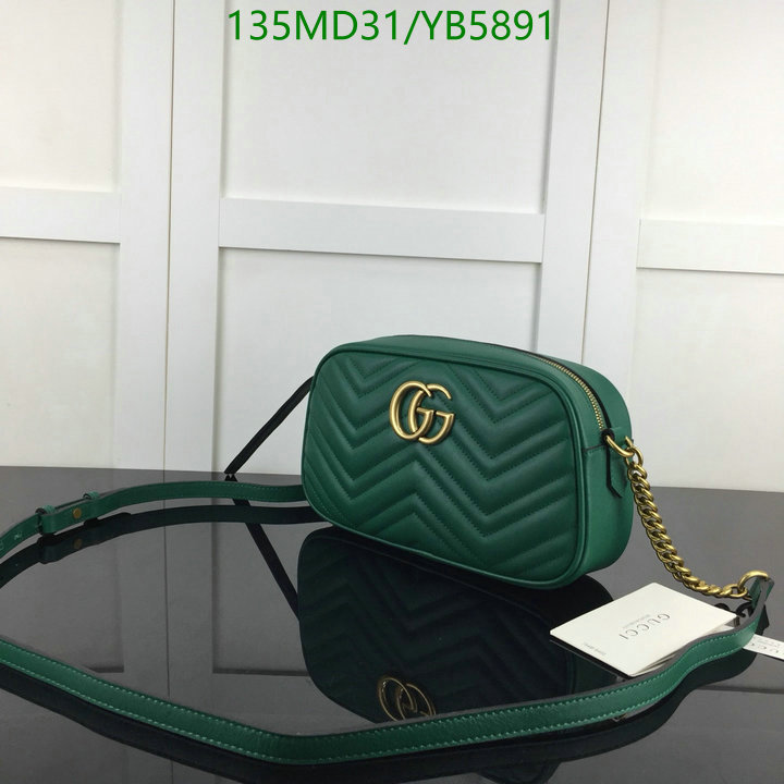 Gucci Bag-(Mirror)-Marmont,Code: YB5891,$: 135USD