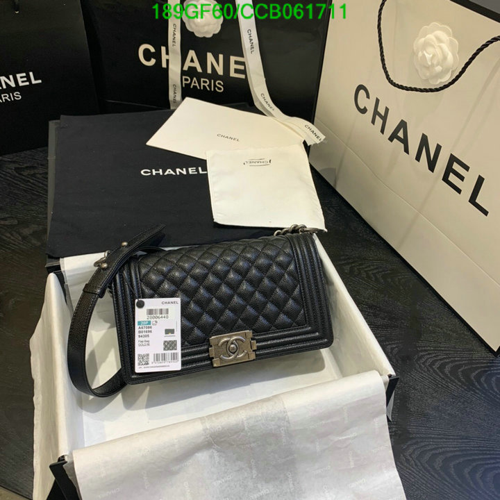 Chanel Bags -(Mirror)-Le Boy,Code: CCB061711,$: 189USD