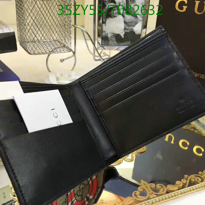 Gucci Bag-(4A)-Wallet-,Code: T082632,$:35USD