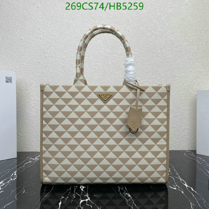 Prada Bag-(Mirror)-Handbag-,Code: HB5259,$: 269USD