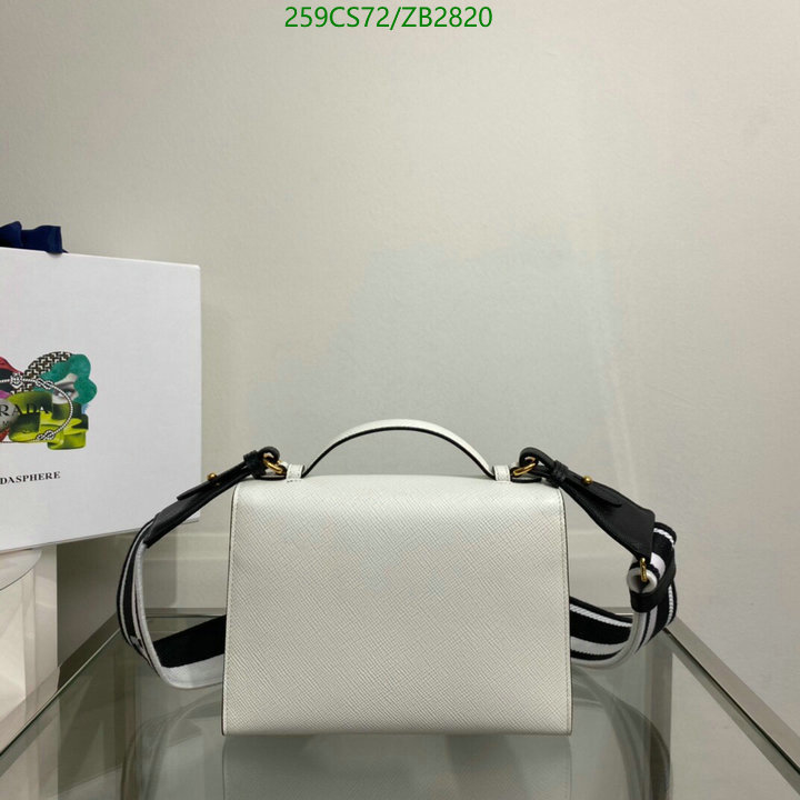 Prada Bag-(Mirror)-Diagonal-,Code: ZB2820,$: 259USD