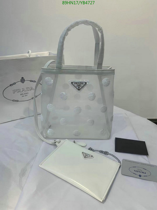 Prada Bag-(4A)-Handbag-,Code: YB4727,$: 89USD