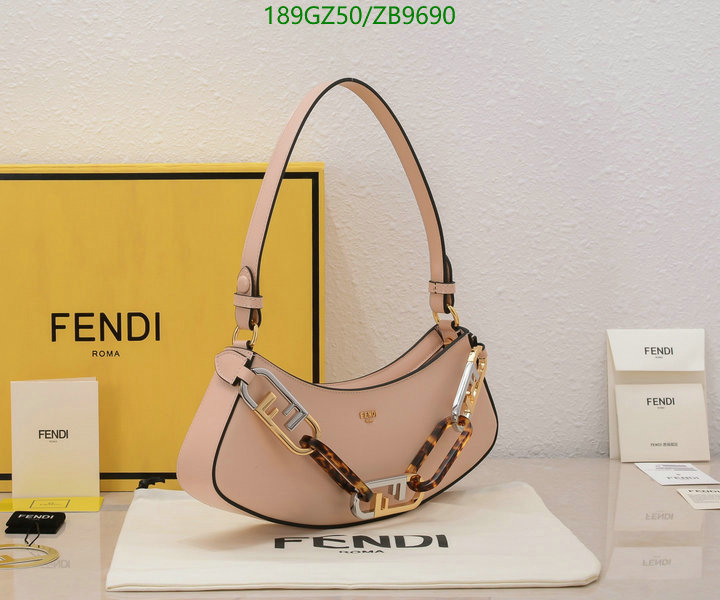 Fendi Bag-(Mirror)-Handbag-,Code: ZB9690,$: 189USD