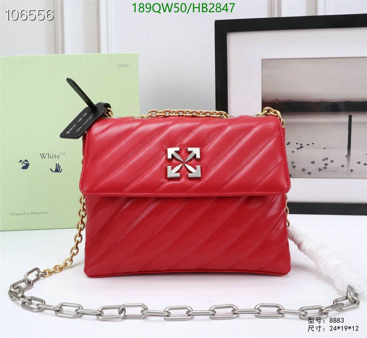 Off-White Bag-(Mirror)-Diagonal-,Code: HB2847,$: 189USD