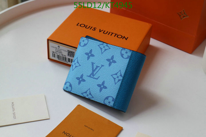 LV Bags-(Mirror)-Wallet-,Code: KT4945,$: 55USD