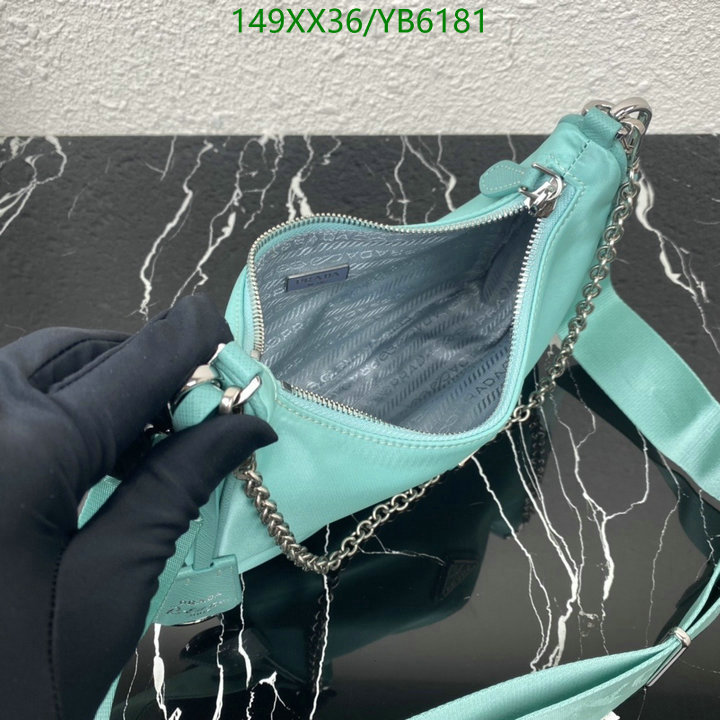 Prada Bag-(Mirror)-Re-Edition 2005,Code: YB6181,$: 149USD