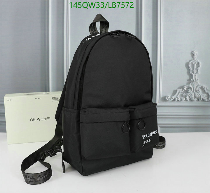 Off-White Bag-(Mirror)-Backpack-,Code: LB7572,$: 145USD