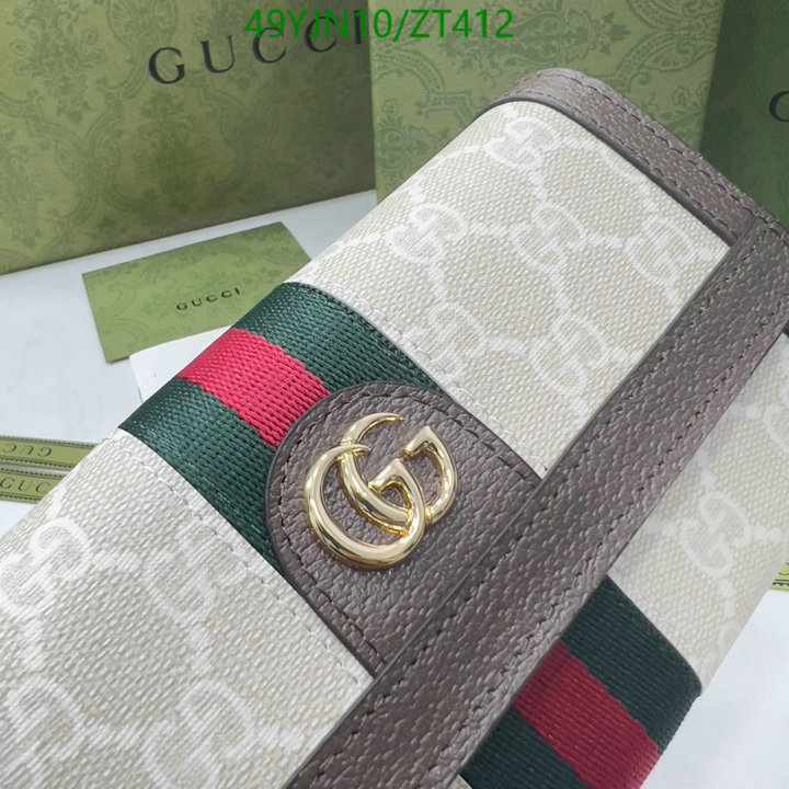 Gucci Bag-(4A)-Wallet-,Code: ZT412,$: 49USD