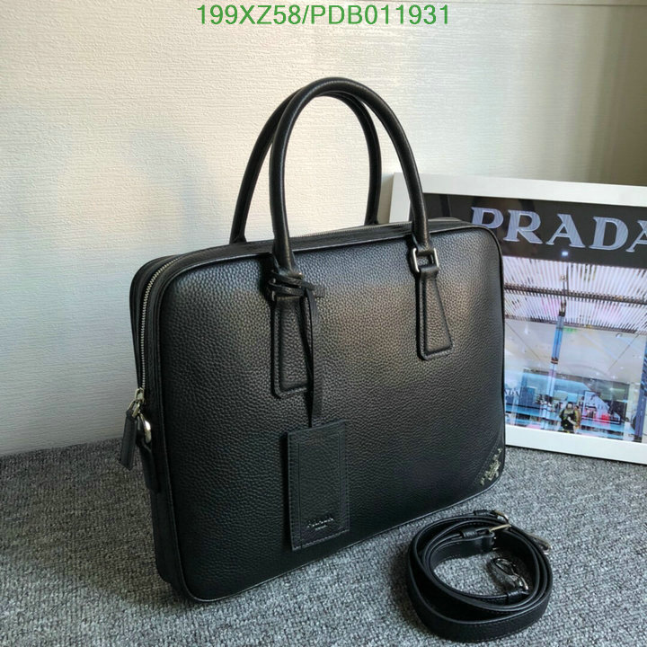 Prada Bag-(Mirror)-Handbag-,Code: PDB011931,$:199USD